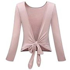 Pink Ballet Wrap Crop Top Size M